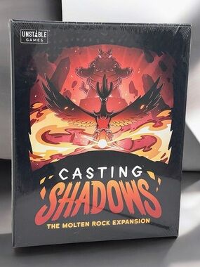 Casting Shadows The Molten Rock Expansion 2024 Unstable Games Sealed  New.
